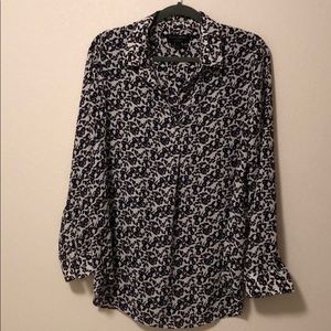 Banana Republic Dress Top with Flower Pattern